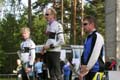 M-40 mitalikolmikko: Rauni Eklund (2.), Jukka Hietala (1.) ja Rauno Kokkonen (3.).