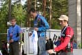 Miesten SM-mitalikolmikko: Pasi Willman (2.), Eero Jäppinen (1.) ja Tero Hämeenaho (3.).