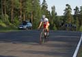 Lauri Teivaala koettaa pudottaa muut vauhdistaan.