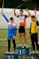 M-18 eräajo: 1. Risto Aaltio, IK-32, 2. Teemu Viholainen, CCH ja 3. Jens Harju, TuUL.
