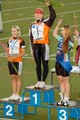 N-18 2 km takaa-ajo: 1. Heini Salovaara, IK-32, 2. Jonna Somervuori, IK-32 ja 3. Jenni Kukkonen, KiiRi.