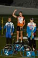 M-18 3 km takaa-ajo: 1. Risto Aaltio, IK-32, 2. Markku Alus, TWD ja 3. Teemu Viholainen, CCH.