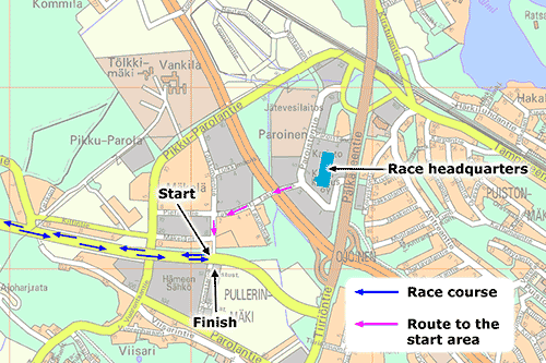 Race center map