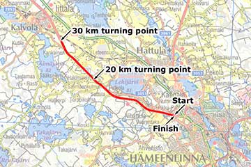 Race course map